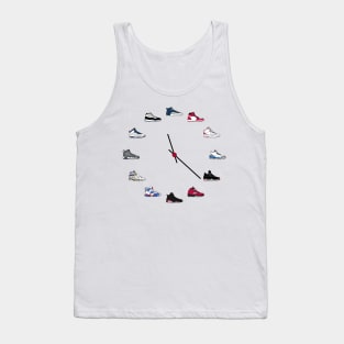 Jordan Sneaker Clock Tank Top